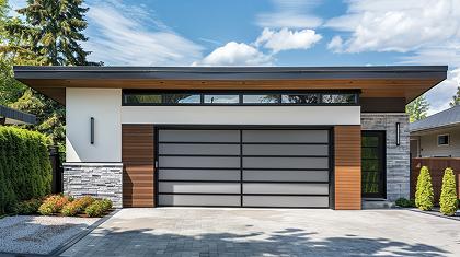 Рендер гаража отдельностоящего для загородного дома